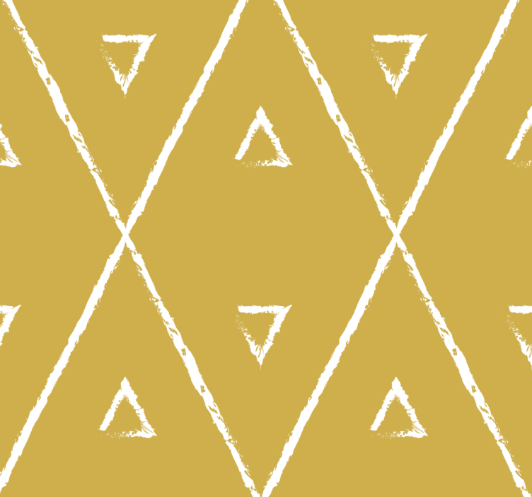 Rolo zavjese žuta boja s geometrijskim rombovima - TenStickers