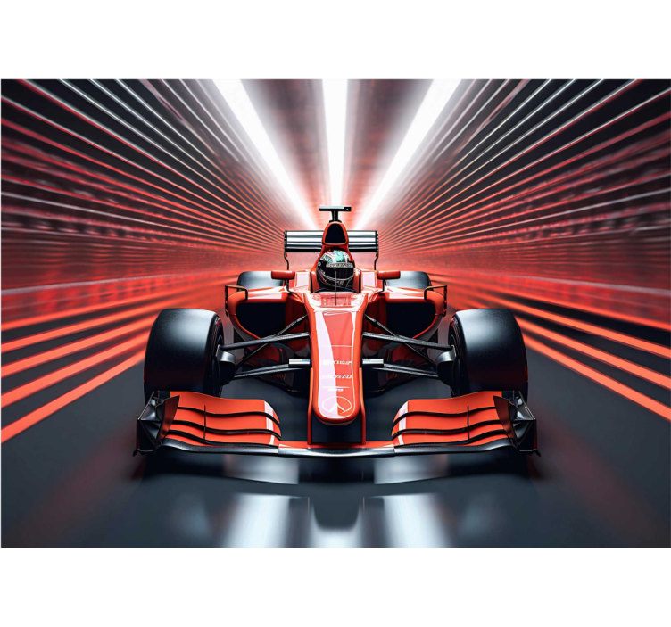 Crvena zavjesa red formula 1 - TenStickers