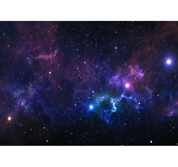 Zavjese za dnevni boravak univerzum s tisućama zvijezda - TenStickers