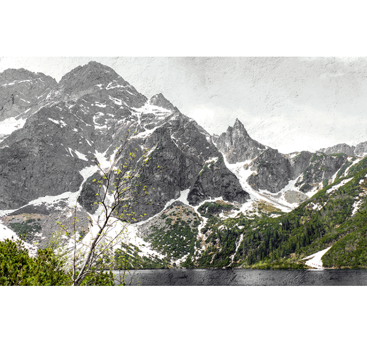 Zavjese za dnevni boravak polish planina zakopane - TenStickers