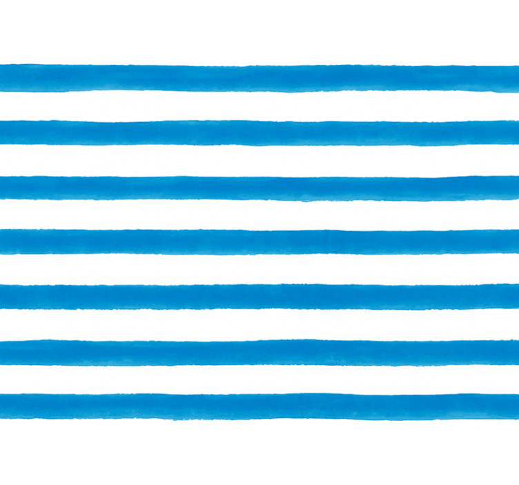 Plave zavjese s motivom plavih vodenih traka - TenStickers