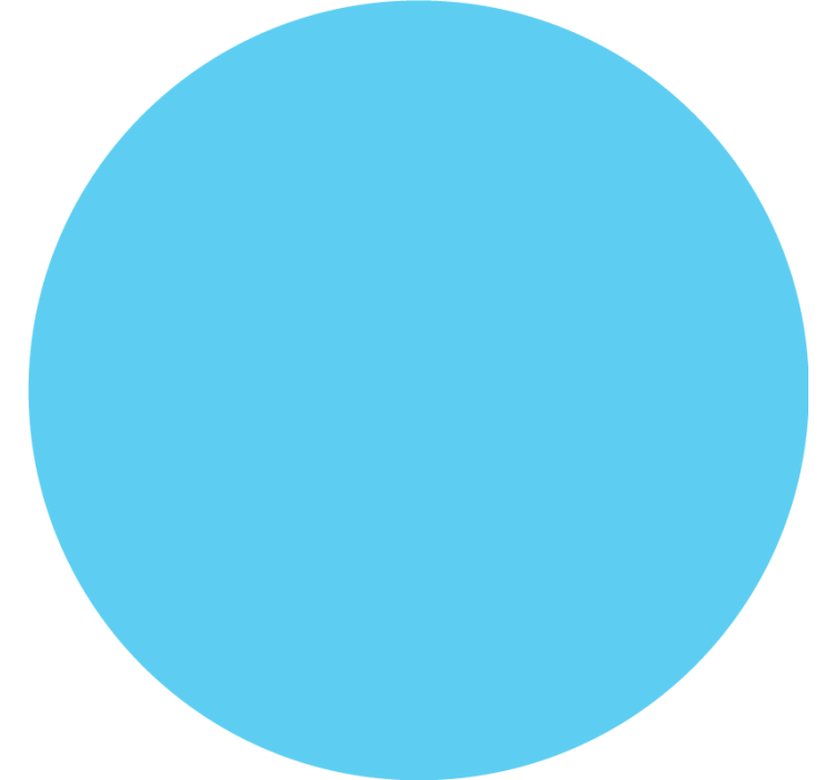 Plave zavjese u plavoj boji - TenStickers