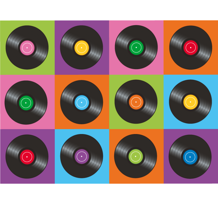Zavjese za spavaću sobu s vinilnim pločama za kuhinju - TenStickers