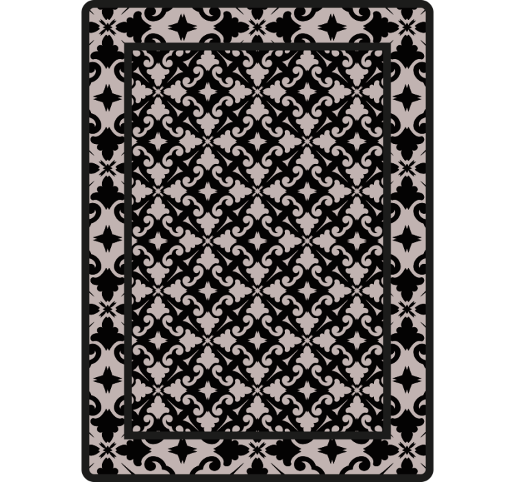 Zavjese za spavaću sobu tiled beija - TenStickers