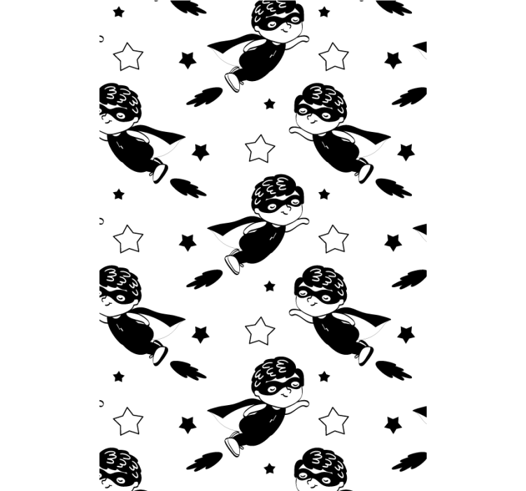 Crni superheroj Rolo zavjese - TenStickers