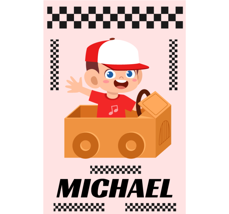 zavjese po mjeri animirana trkaća avantura - TenStickers