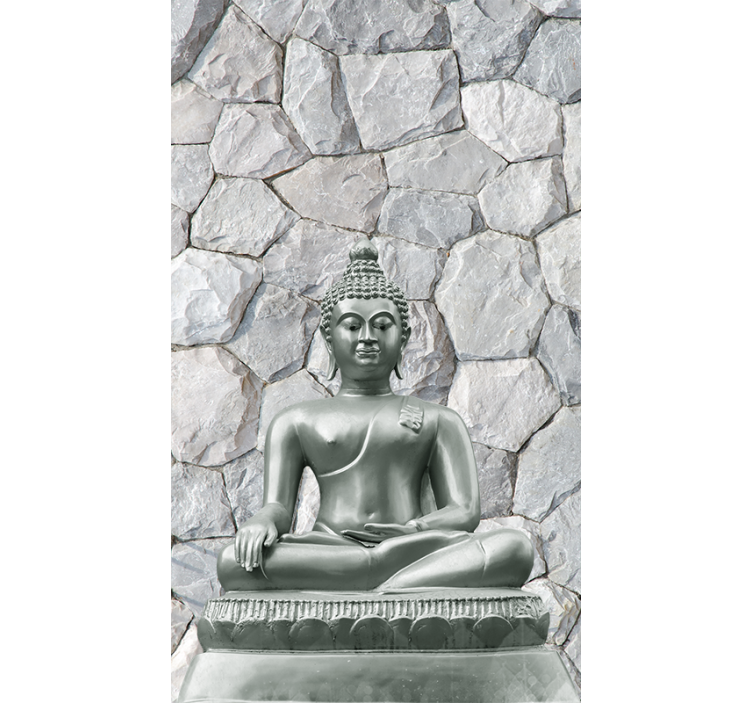 Kameni efekt buddha zen Rolo zavjese - TenStickers
