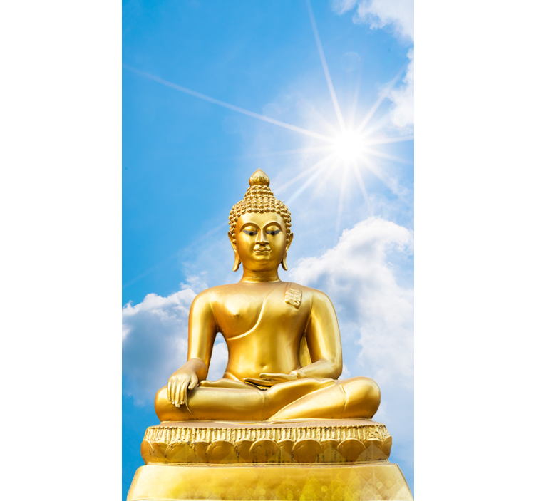 Sunčani buddha zen plavi zaslon - TenStickers
