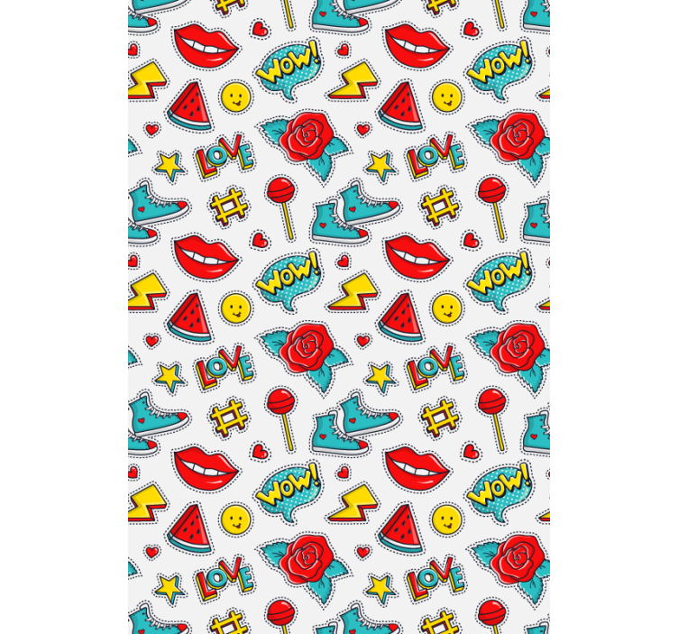 Rolo zavjese zabava obrasci pop kulture - TenStickers