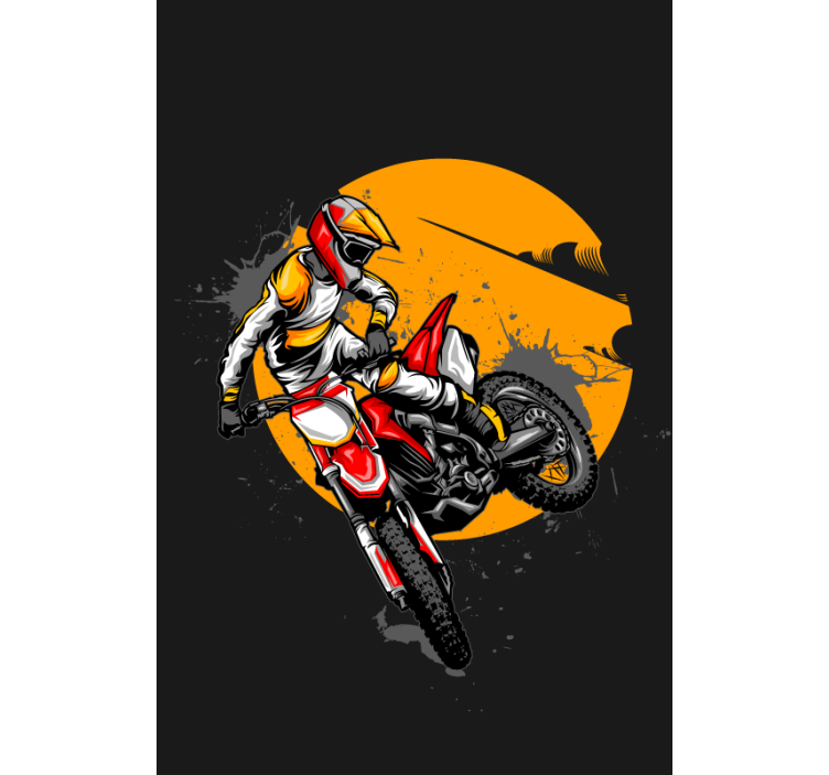 Moto zabava sport Rolo zavjese - TenStickers
