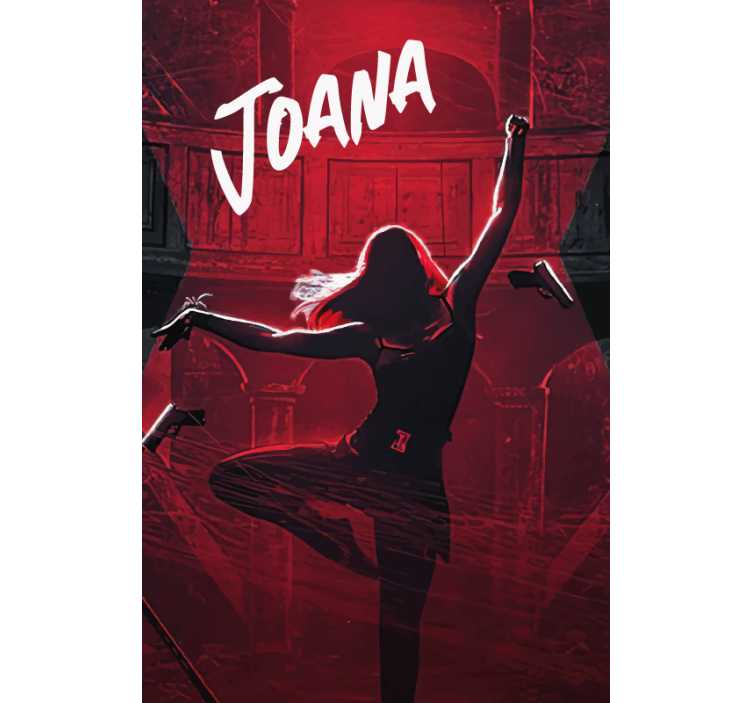 zavjese po mjeri dinamična plesna poza - TenStickers