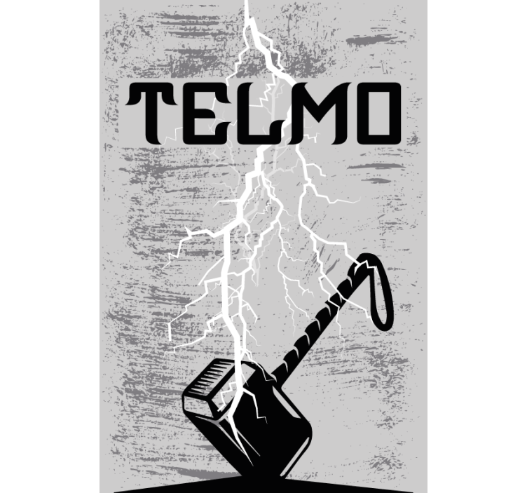 Junak čekića geek rolo zavjesa - TenStickers