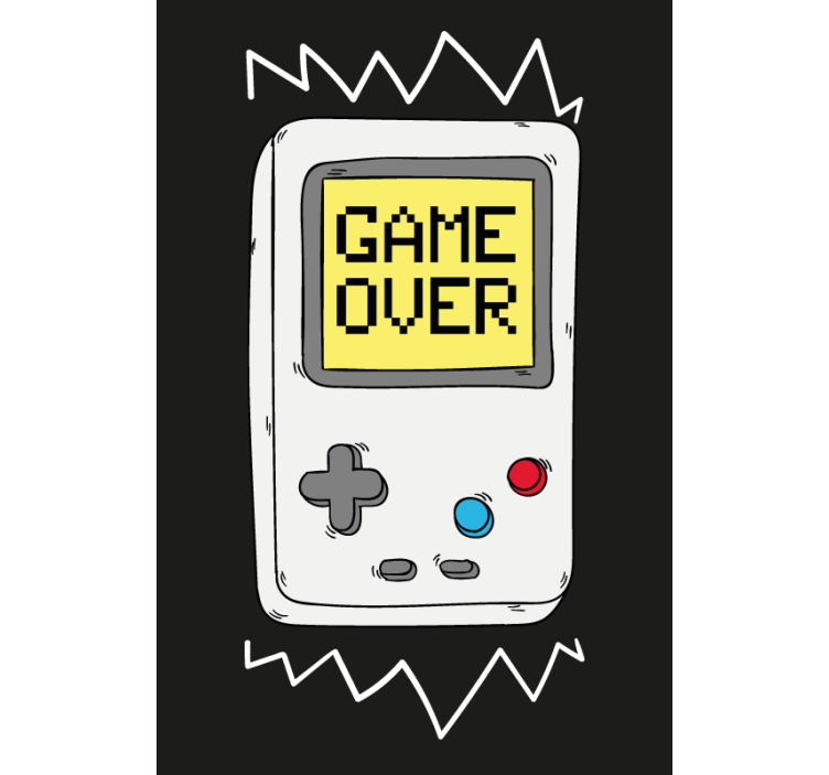 Retro konzola geek roleta - TenStickers