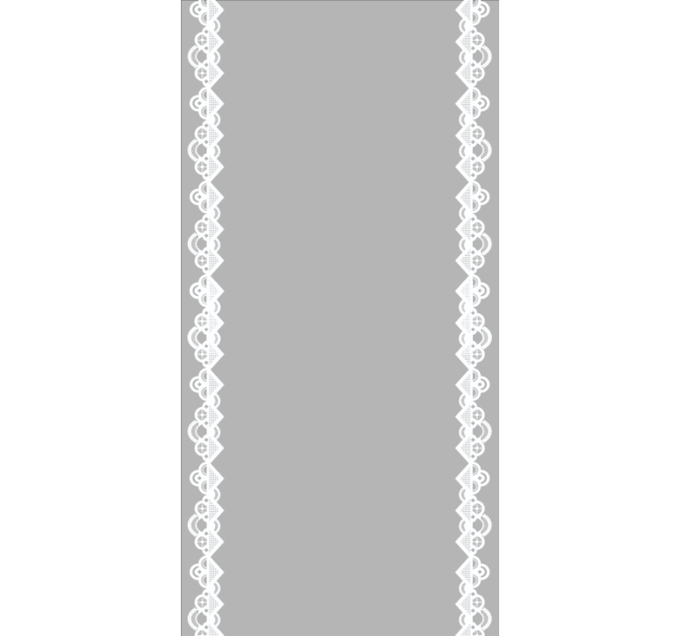 Elegantna čipka obrubljuje dnevni boravak Rolo zavjese - TenStickers