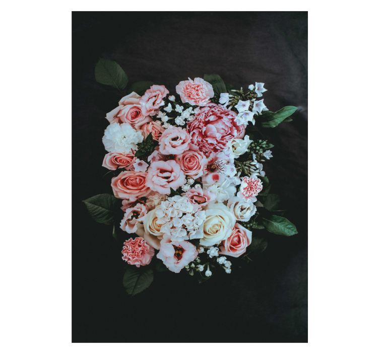 Rolo zavjese cvjetni rascvjetani cvjetni aranžman - TenStickers