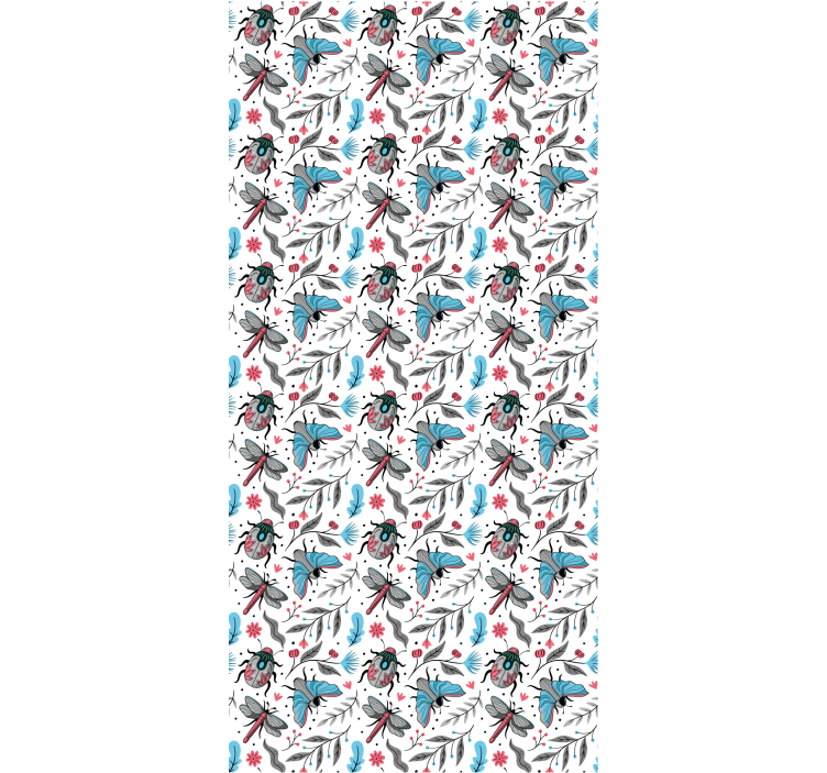 Rolo zavjese cvijeće i biljke krilati kukci i biljni svijet - TenStickers