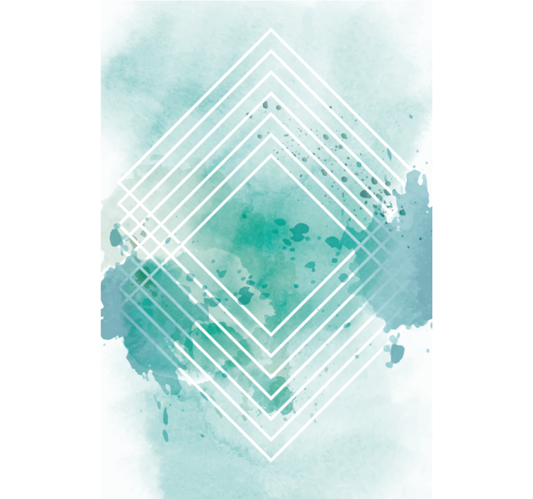 Rolo zavjese moderna geometrijski uzorak akvarela - TenStickers