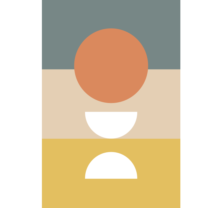 Rolo zavjese moderna raspored geometrijskih oblika - TenStickers