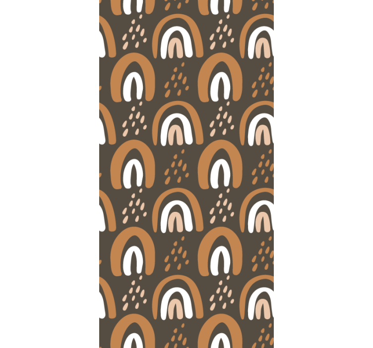 Zavjese za dječju sobu naslikao zemljane duge - TenStickers