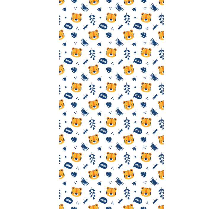 Rolo zavjese vrtić tigrasta lica - TenStickers