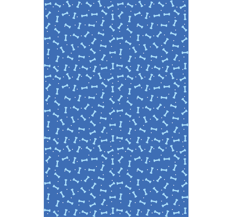 Rolo zavjese životinje uzorak pseće kosti - TenStickers