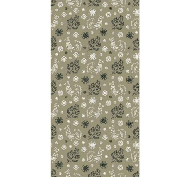 Rolo zavjese životinje šarmantni uzorci ptica - TenStickers