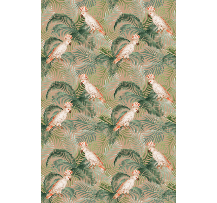 Rolo zavjese životinje kakadu i lišće - TenStickers