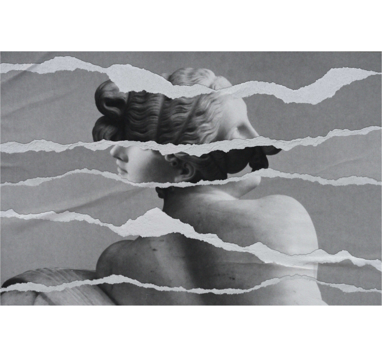 Rolo zavjese s crtežima bista skulptura tribute - TenStickers