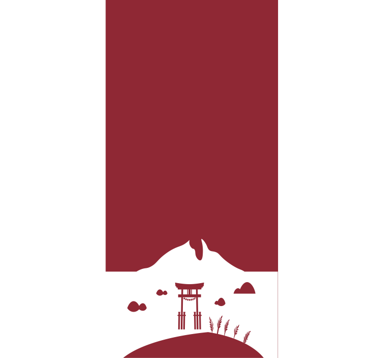 Ostale rolete scena planinskih vrata - TenStickers