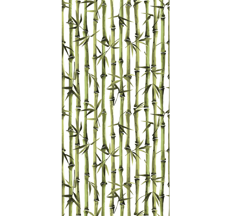 Bambus pattern grane tree blind - TenStickers