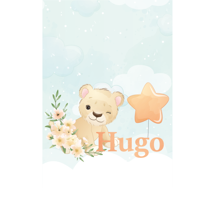 Rolo zavjese vrtić običaj lava - TenStickers