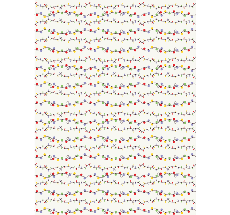 Zavjese za dječju sobu raznobojna žičana svjetla - TenStickers