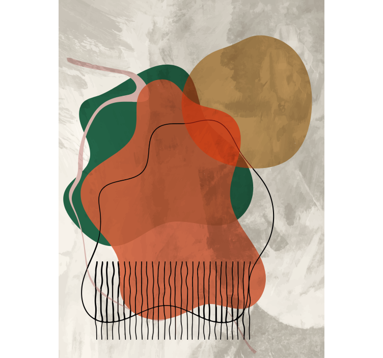 Rolo zavjese moderna apstraktne formacije - TenStickers