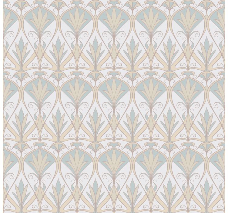 Rolo zavjese elegantan sivi biljni motiv - TenStickers