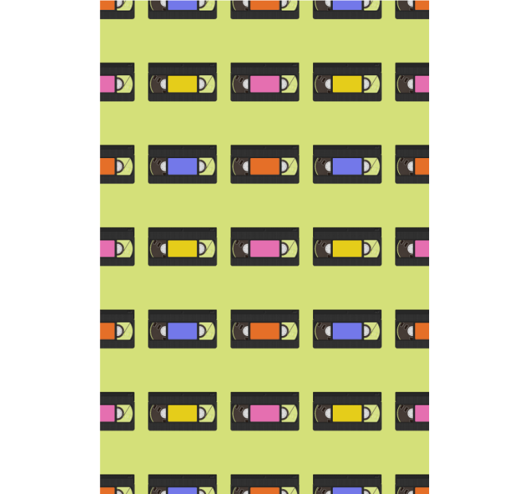 Vhs kolekcija rolete s retro uzorkom - TenStickers