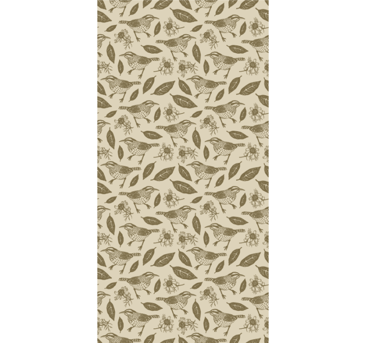 Rolo zavjese više životinja ptice u prirodi i biljke - TenStickers