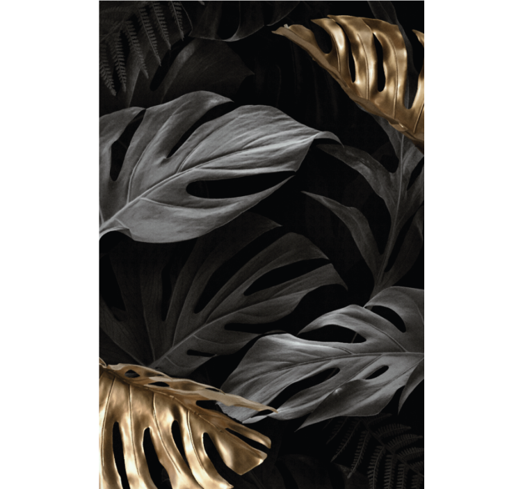 Rolo zavjese elegantan veliko tropsko lišće - TenStickers