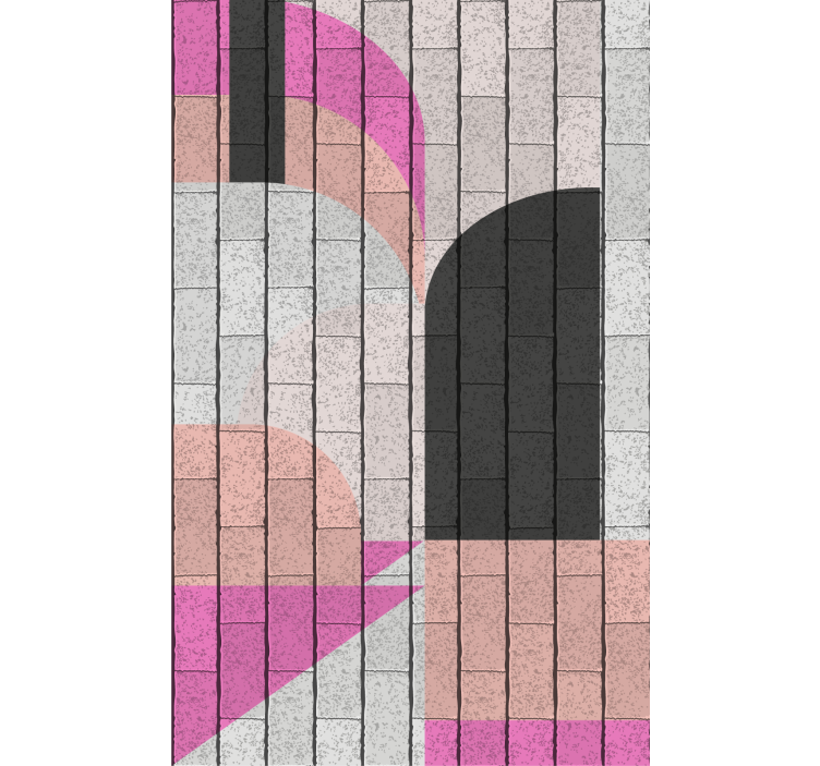 Rolo zavjese moderna geometrijski arhitektonski uzorak - TenStickers