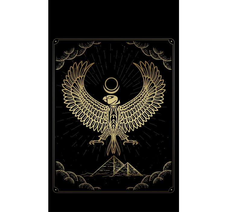 Rolo zavjese izvornik simbol zlatnog sokola - TenStickers