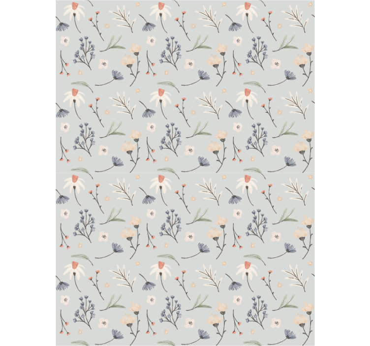 Rolo zavjese cvjetni osjetljivi elementi - TenStickers