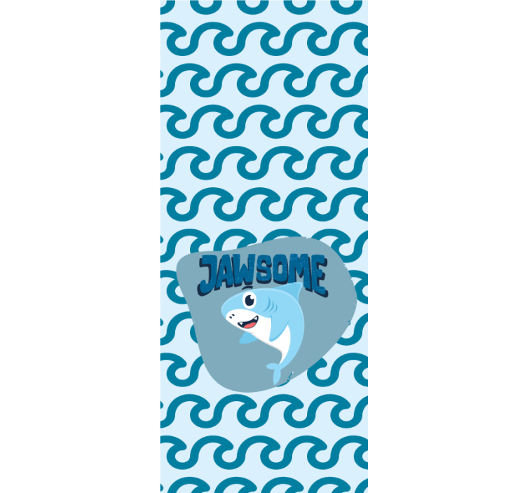 Jawsome design sea creatures kupaonska rolo zavjese - TenStickers