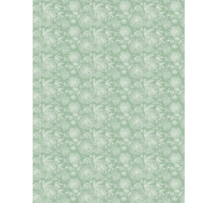 Rolo zavjese cvijeće i biljke delikatni biljni elementi - TenStickers