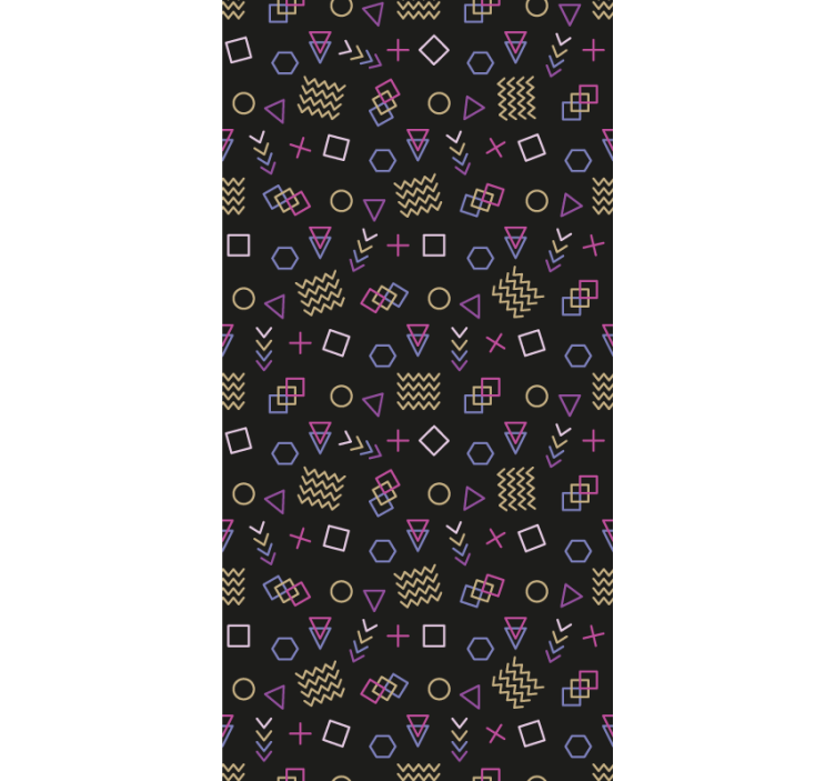 Rolo zavjese moderna istraživanje geometrijskih oblika - TenStickers