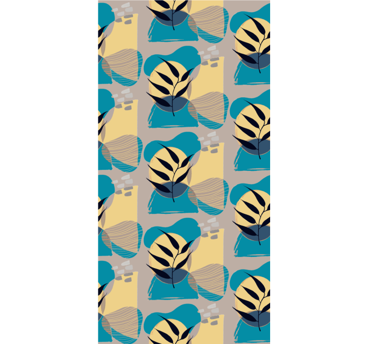 Rolo zavjese cvijeće i biljke stilizirano tropsko lišće - TenStickers