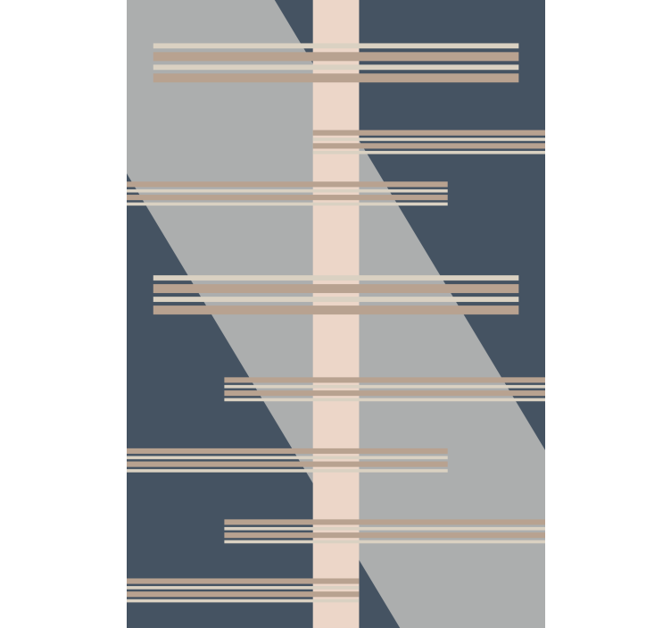 Rolo zavjese moderna tema geometrijske linije - TenStickers