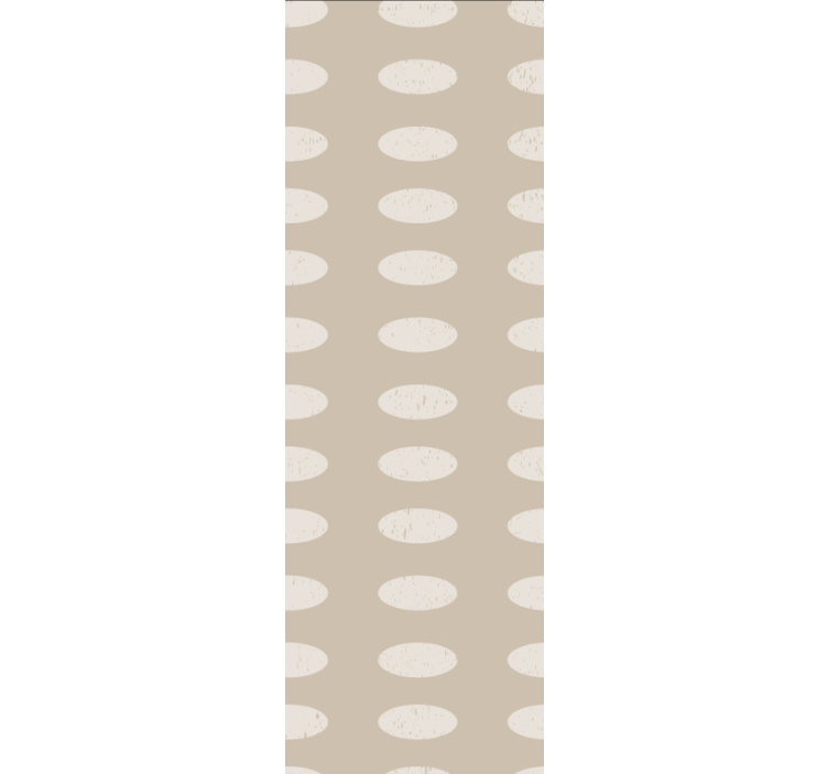 Rolo zavjese tekstura i uzorak ovalni kontrast - TenStickers