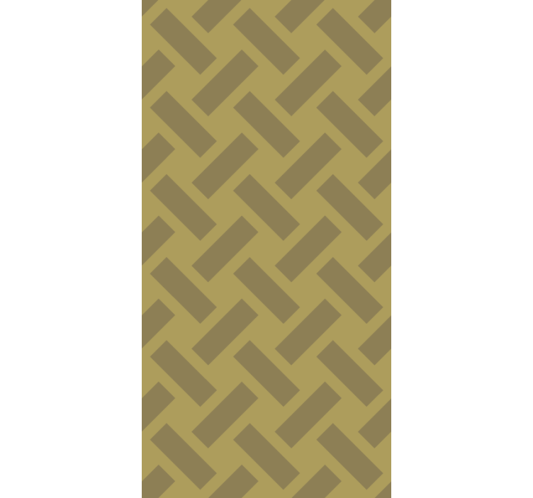 Zelene zavjese geometrijski blokovi - TenStickers