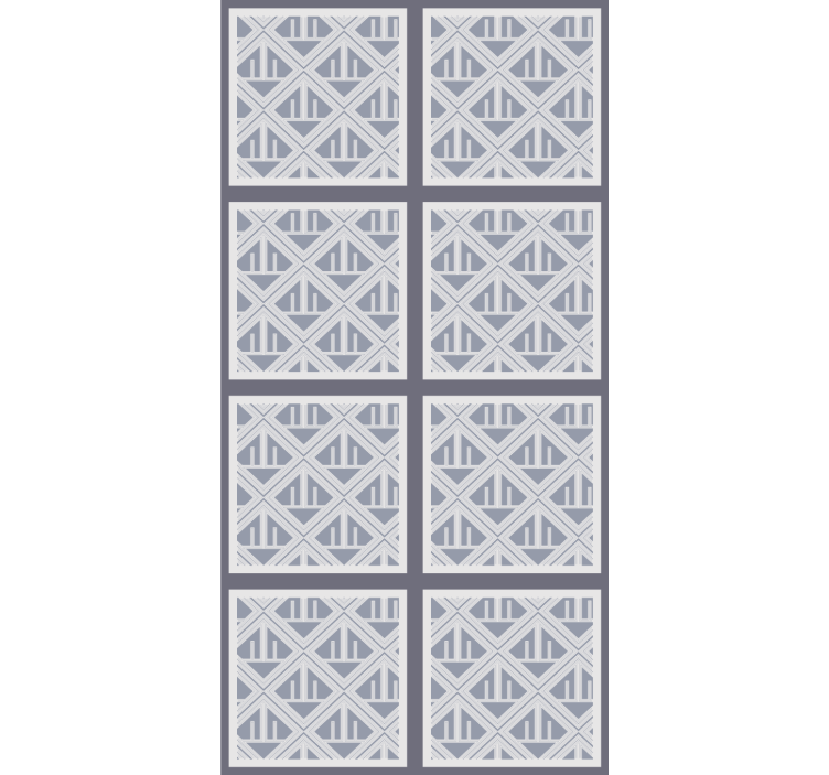 Rolo zavjese moderna dijelovi s geometrijskim uzorkom - TenStickers