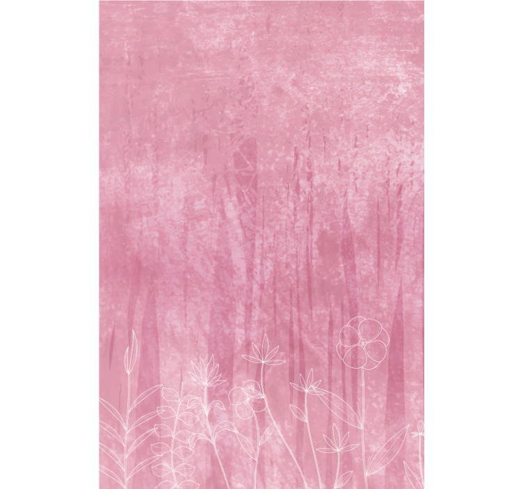 Rolo zavjese cvijeće i biljke dizajn cvjetne siluete - TenStickers