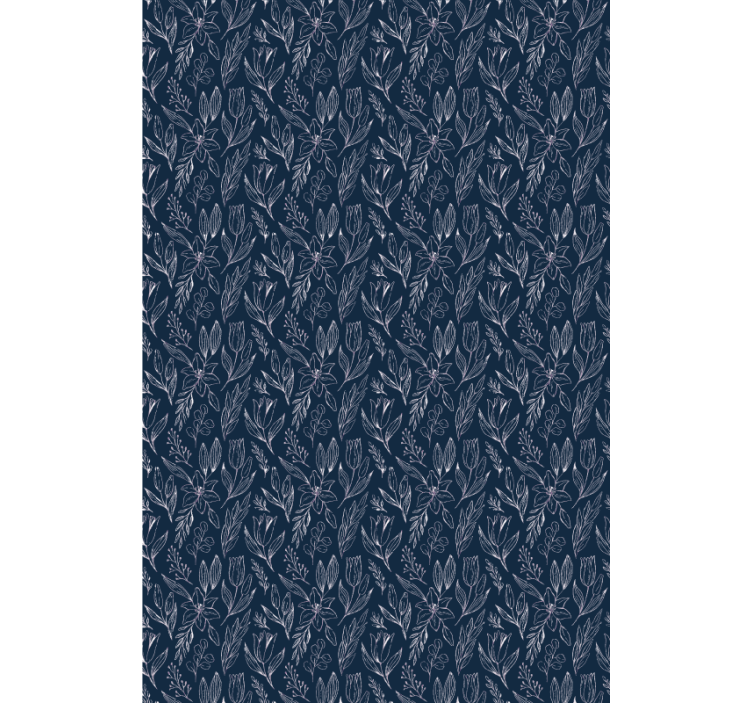 Ljiljani uzorak cvjetni dizajn cvijet Rolo zavjese - TenStickers